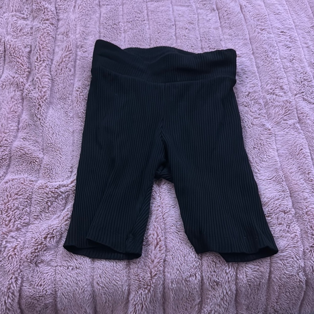 Old Navy Black Bike Shorts with Wide Waistband